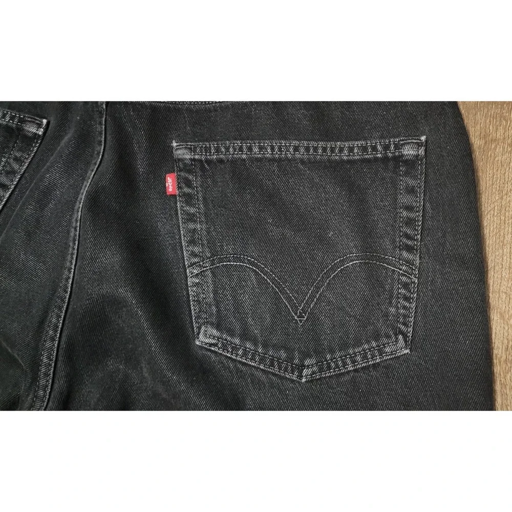 Vintage Levi's 505 Jeans‎ Men's 42 X 32 Relaxed Fit Jeans Black Straight Leg
